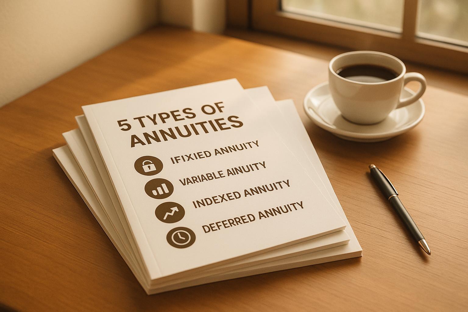 5 Types of Annuities: Simple Guide for Beginners